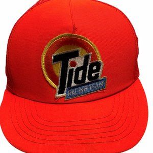 Vintage 90s Tide Racing Team Trucker Snapback Hat